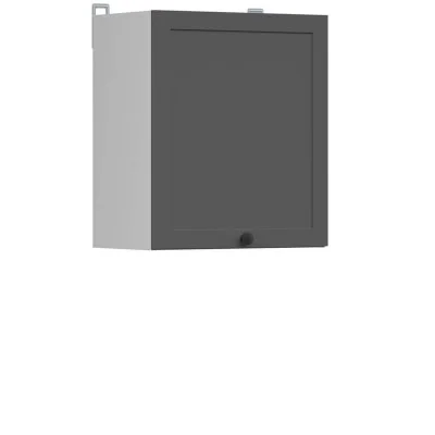 Wall cabinet JUNONA LINE G1D/50/57LP BRW graphite